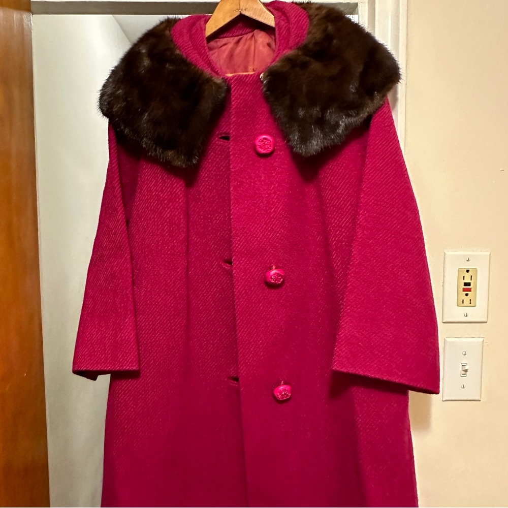 Vintage Lord & Taylor wool coat - has imperfections